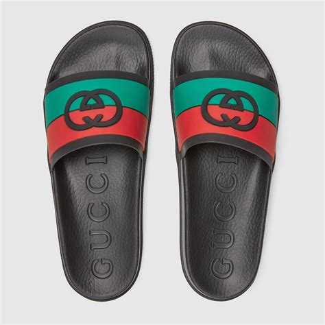 men gucci interlocking slides.